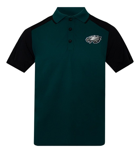 Playera Nfl Tipo Polo Philadelphia Eagles De Hombre Original