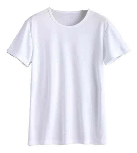 Camiseta Básica Fresca Suave 2pz Algodón Completo Peinado  