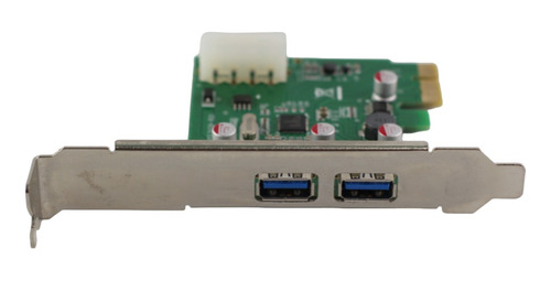 Tarjeta Pci-expres A Puertos  Usb 3,0  Velocidad  5 Gbps.