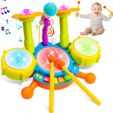 Kit Musical Para Bebés 1-3 Años Montessori Con Micrófono E I