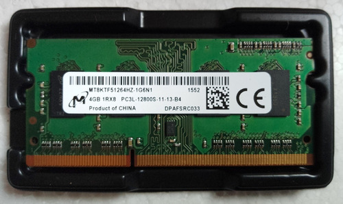 Memoria Ram 4gb Netbook Ddr3 Hp 1600mhz Sodimm 