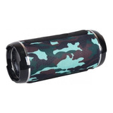 Caixa Som Bluetooth Multimidia Speaker Mini Fllp6+ Camuflado