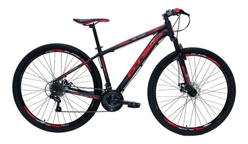 Mountain Bike Gts Pro M5 Blade Aro 29 19  21v Freios De Disco Mecânico Câmbios Shimano Cor Preto/vermelho