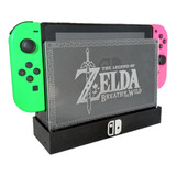 Porta Dock Personalizado Luminoso Nintendo Switch 