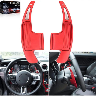 Paletas De Cambios Para Ford Mustang 2015-2019 Rojo | Meses sin interés