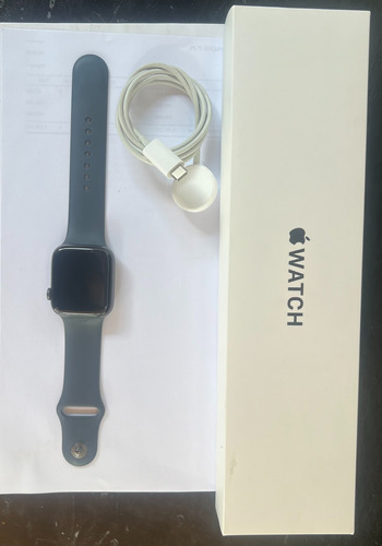 Apple Watch Se 44 Mm Marco Space Gray Banda Midnight