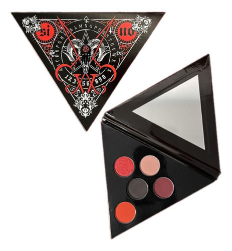 Paleta Sombras Para Ojos Malagna Hipoalegénica Vegana Goth