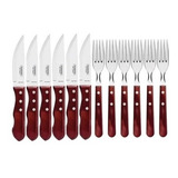 Set X12 Piezas Tenedor Y Cuchillo Jumbo Asado - Tramontina