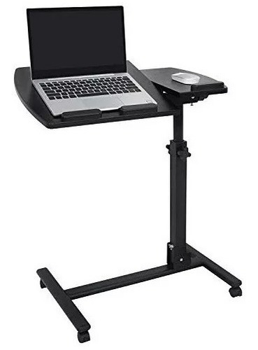 Mesa Laptop Para Pc Ajustable Con Ruedas Ergonómica Practica
