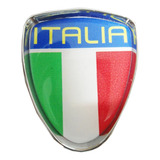 Escudo Cromado Resinado Itália Punto Tipo Tempra