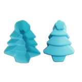 Capacillos De Silicon Arbol De Navidad Cupcakes Pino 6 Pzas