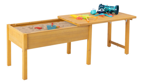 Birasil Mesa De Arena De Madera Mesas Sensoriales Para Niños