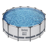 Piscina Steel Pro Max Gris 4.27mx84cm Pool Set Bestway