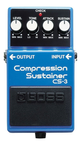 Pedal De Efecto De Guitarra Boss Cs3 Compressor Sustainer