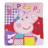 Manta De Polar Peppa Pig Bebe Niñas Cuna Coche 140x120 Cms