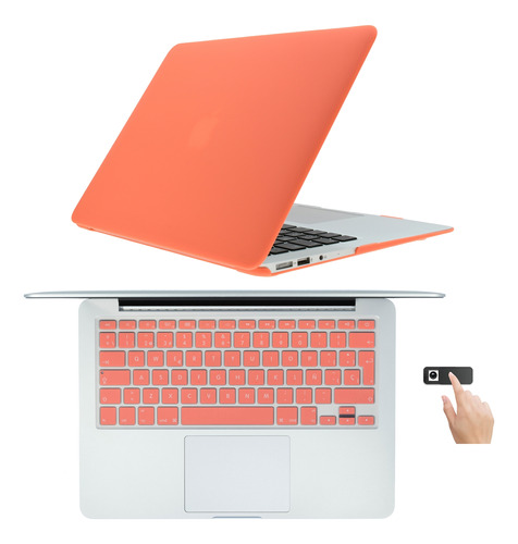 Kit De Protección Carcasa Case Para Macbook 3 En 1 Español