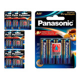 32 Pilhas Alcalinas Premium Aa Panasonic (8 Cart)