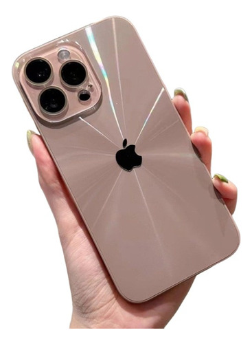 Funda Para iPhone Uso Rudo Con Textura Láser Protector Cámar