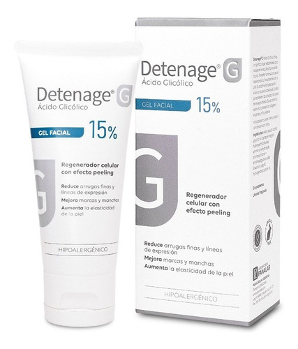 Detenage G Acido Glicólico 15% Gel Facial Antiedad 50ml