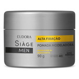 Eudora Siage Men Pomada Modeladora Alta Fixação 90g