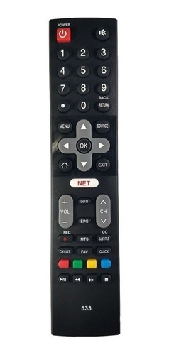 Control Remoto Para Rca Admiral Philco Smart Tv Led Lcd 533