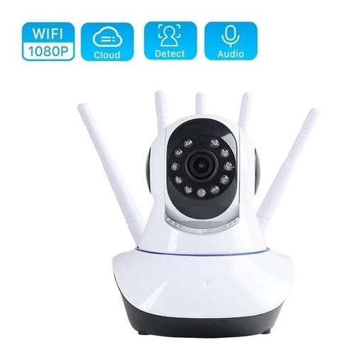 Camara Ip Wifi Vision Nocturna  2mpx 5 Antenas 1080p Hd