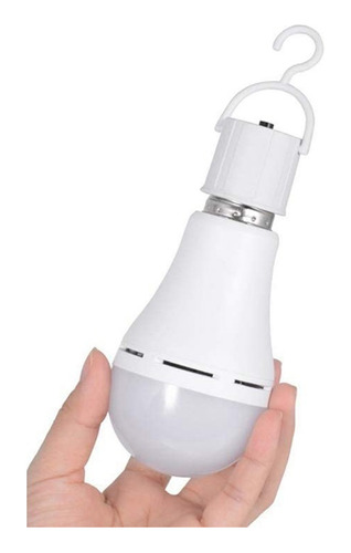 Lâmpada Emergência Led 12w 4 Em 1 Recarregável 85 A 265vac