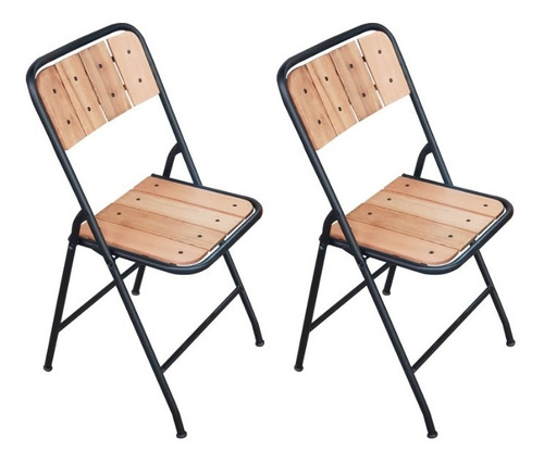 Kit 2 Cadeiras Dobrável Metalnew Amazonas