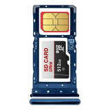 Bandeja Porta Sim Card Chip Compatible Motorola G9 Plus +