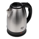 Chaleira Bule Elétrica Inox 110v Chá Café 1,8l Mundiart