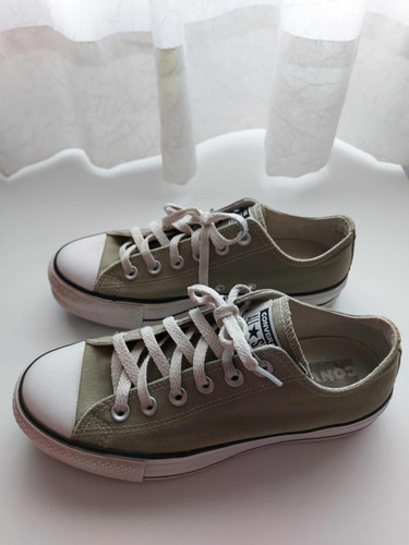 Converse Chuck Taylor Verdes Con Plataforma Usadas