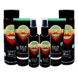 Kit Barba Com 2 Shampoo 3x1, 2 Balm E 2 Óleos - Barba Rubra