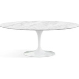 Mesa De Jantar Saarinen Oval 120x80 Cm Mármore Carrara 