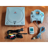Dreamcast + Controle + Vmu + Cabos + Jogos 100%