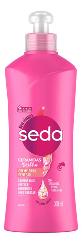 Creme Para Pentear Seda Ceramidas Brilho Frasco 300ml