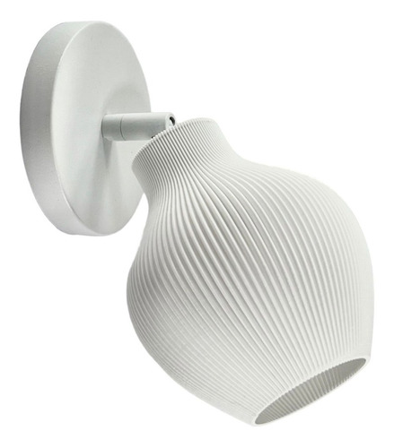 Aplique 1 Luz Tulip Blanco Deco Moderno Apto Led Lmp