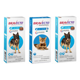 (1) Bravecto Gatos 2,8 A 6,25 Kg + (2) Bravecto 20 A 40 Kg