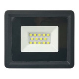 Reflector Led 10w Exterior Ip65 900lm Jardin Alta Potencia Color De La Carcasa Negro Color De La Luz Cálido