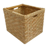 Cesto Organizador Caixote Taboa Natural 46x40x40 - 4 Peças