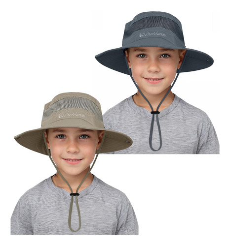 Zando Kids Sun Hat Para Niños Bucket Hat Outdoor Upf 50+ Som