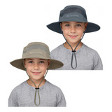 Zando Kids Sun Hat Para Niños Bucket Hat Outdoor Upf 50+ Som