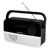 Radio Portátil Philco Pjr2200bt-sl Bluetooth Am/fm, Color Negro, 220 V