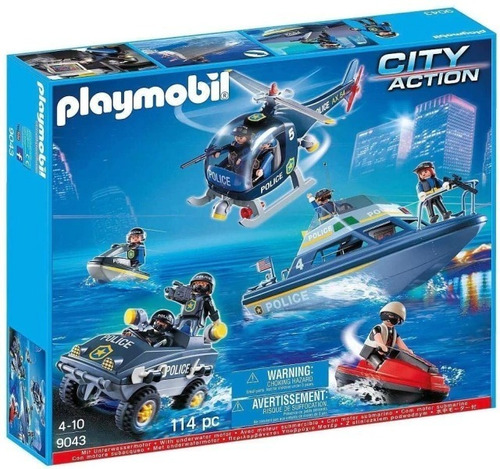 Playmobil City Action Set Policía Fuerzas Especiales 114 Pcs