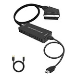 Convertidor Scart A Hdmi Convertidor De Audio Hd Converter-f