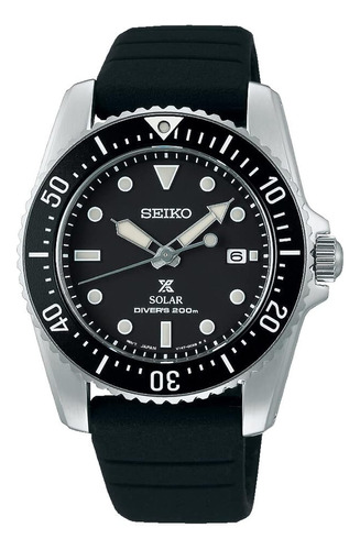 Reloj Seiko Prospex Diver's Solar Sne573p1 Negro