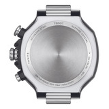 Reloj Hombre Tissot T141.417.11.031.00 Race Chonograph Correa Gris Bisel Gris Fondo Gris