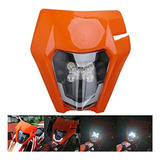 Carcasa Naranja 12v Faro Conversión Moto Off-road Ktm