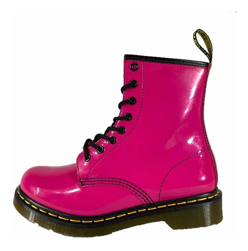 Botas Dr Martens Rosa Patent Lamper 11821670 Look Trendy