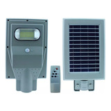 6 Pz Lampara Led Solar 30w Con Control Remoto Y Accesorios