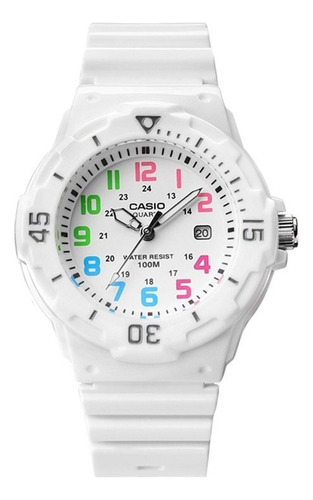 Reloj Casio Quartz Lrw200 Dama *watchsalas* Full Color Del Fondo Blanco Lrw-200h-7b